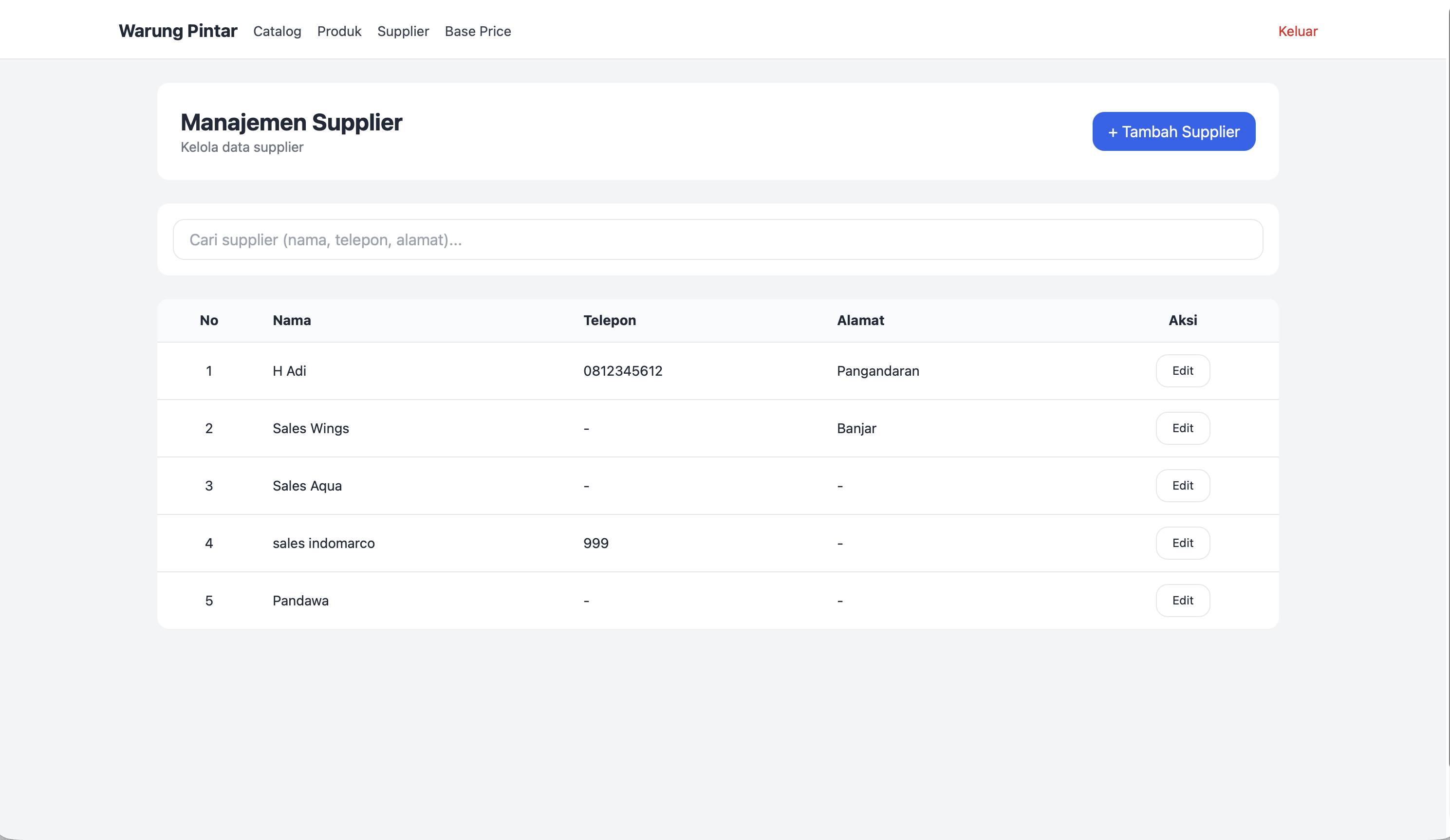 WarungPintar: Modern Cloud-Based POS & Inventory System