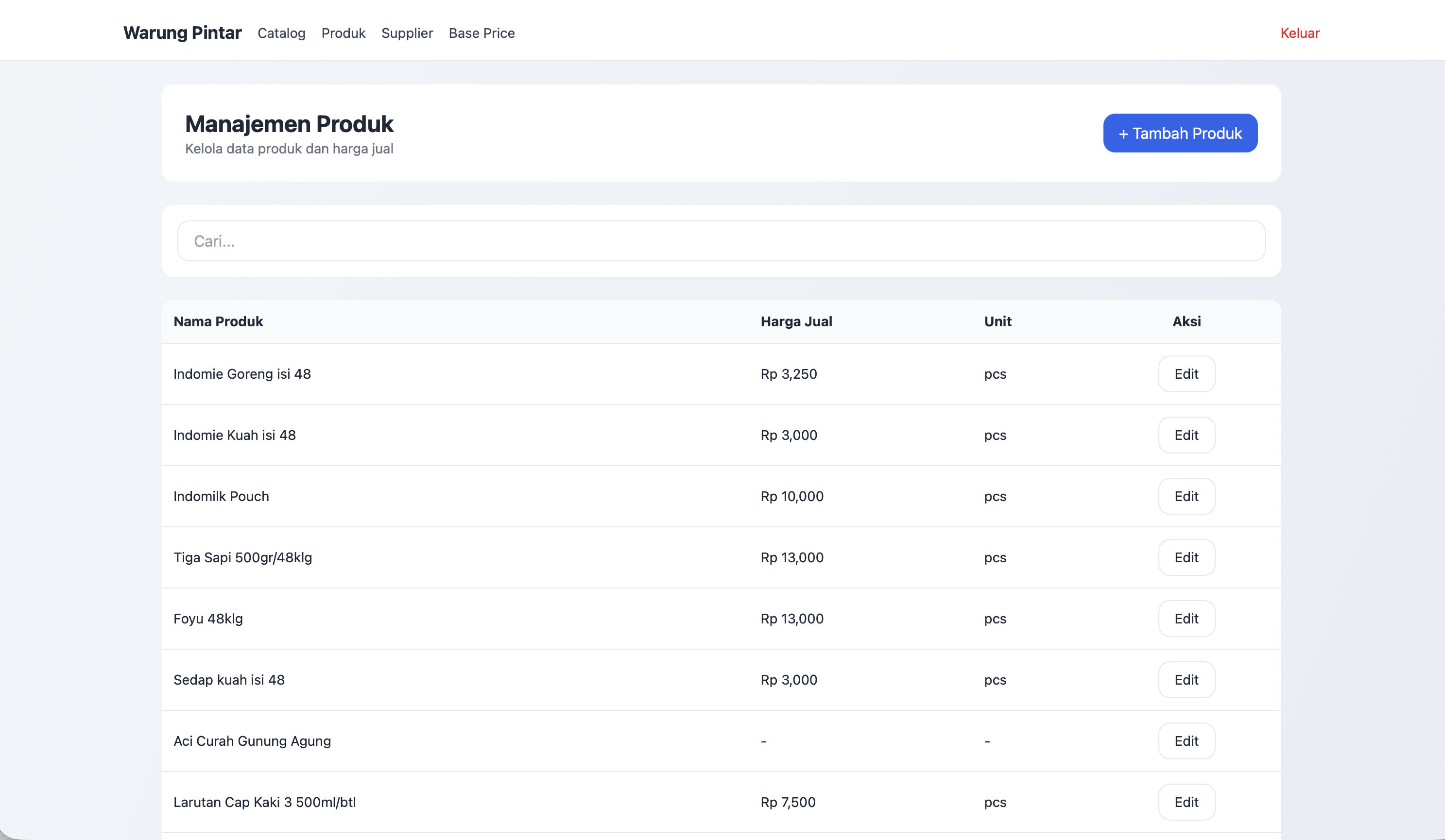WarungPintar: Modern Cloud-Based POS & Inventory System